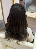 もこもこハーフツイン
