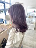 #パープルカラー#ラベンダーカラー#ケアブリーチ#バイオレット