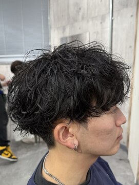 ビカムメンズヘアー 栄店(become men's hair) シャドウパーマ