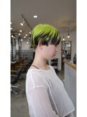 ネオングリーン×ブラック
