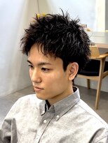 フィフス 渋谷(fifth)&nbsp;ラフな質感の無造作パーマ×スパイキーショートスタイル