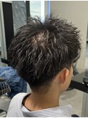 刈り上げスパイキーショート