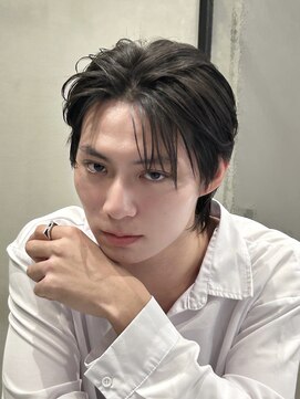 ロンドオム 池袋(Lond Homme) men's/メンズカット/縮毛矯正/黒染め/韓国/ブルーブラック/池袋