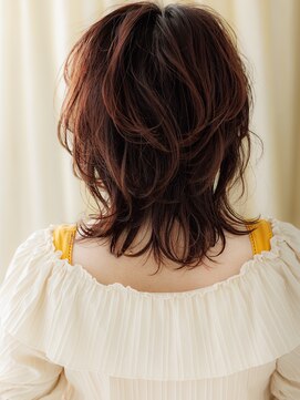 カバーヘア ブリス 川口(COVER HAIR bliss) □イヤリングカラー抜け感ウルフクラゲヘアー43-2川口10代20代