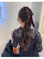 ロンドブルーム 天神大名店(Lond Bloom) ブリーチなしカラー/オリーブグレー/ココアベージュ/小顔/20代