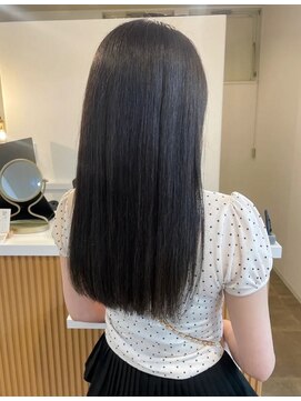 ミルヘアデザイン(mil hair design) 髪質改善カラー　艶カラー　ブラウンカラー　ミディアム