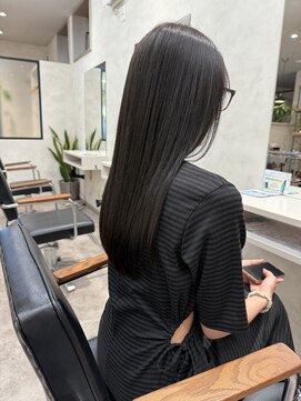 寒色ベージュ/透明感カラー/赤み消しカラー/艶髪/20代/30代