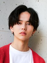 エルマーク 梅田(L-MARK)&nbsp;センターパート/波巻きパーマ/スパイラルパーマ/men's