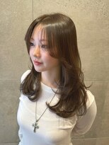 リリース(release)&nbsp;韓国ヘアレイヤーヴェールカットブリーチなしグレージュ