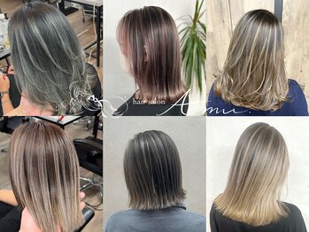 Amu.【アムドット】【3/1 NEW OPEN（予定）】の写真/筋感のあるハイライトやバレイヤージュなど長く続けられるように設計するデザインカラーが得意なサロン★