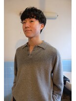 ノフ(knof)&nbsp;メンズマッシュ × シャドウパーマ × メンズパーマ