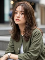 フレイムス ヘアアンドリラックス 南越谷店(Frames hair&relax)&nbsp;透明感ベージュカラー×小顔くびれミディアム×20代30代40代越谷