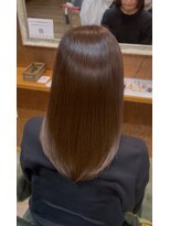 ヘアーサロン アトリエ(Hair salon ATORIE)&nbsp;セミロングレイヤーヘーゼルベージュ