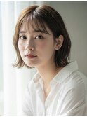 切りっぱなしボブ/大人ボブ/小顔【西院/ボブ】
