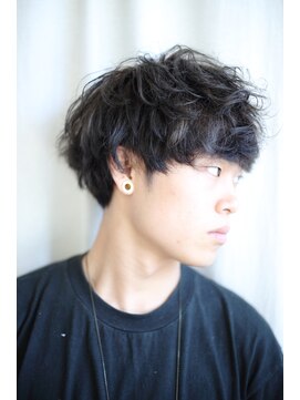 キャンバス 川崎(canvas.) スモーキーアッシュ★メンズパーマ『canvas.川崎』