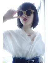クロム バイ リエット(Chlom by Lietto)&nbsp;Chlom☆艶ツヤアッシュブラックボブスタイル　TEL0364574337