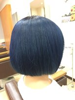 クール ヘアリズム 上田店(COOL Hair rhythm) くすみブルーボブヘアー