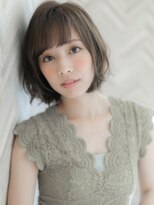 ローマ ギンザ(ROMA Ginza)&nbsp;【ROMA】秋冬人気カーキベージュ/無造作パーマ大人ショートボブ