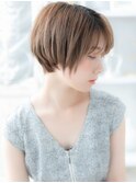 大人ハイライト透け感斜めバングマッシュボブa越谷20代30代40代