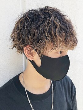 キアラ(Kchiara) ツイストスパイラルパーマ-刈り上げ-マッシュ福岡天神佐野