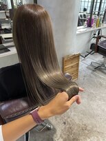 リベルテ銀座　20代大人くすみグレージュ×髪質改善