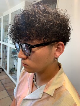 みどり美粧院 メンズくりくりパーマ