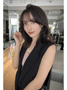 ミンクス 銀座店(MINX) MINX川上春香 くびれヘア×シースルーバング