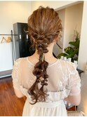 お呼ばれヘアセット♪
