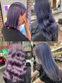 ヘアーアンドメイク ビス(HAIR&MAKE bis) 紫の色落ちカワイイです♪韓国好きな方オーダー多いです！