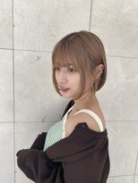 ロンド ストラーダ 心斎橋(Lond strada)&nbsp;シルキーベージュ×グレージュカラー【髪質改善/縮毛矯正】