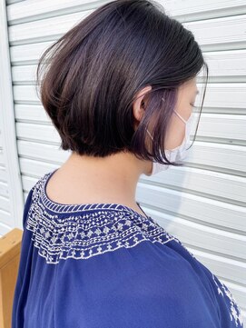 モリオ フロム ロンドン 成増店 【morio成増/玉井】重めショートボブ インナーカラー