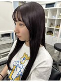 ラベンダーカラー/カシスカラー/顔まわりカット