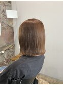 ナチュラルハイトーンボブ