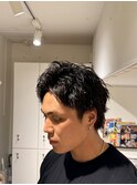 ショートレイヤースパイラルパーマ