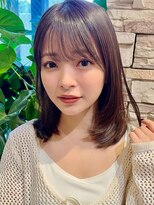 イメチェン前髪小顔こなれミディ_銀座