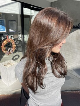 エムドットヘアーサロン(M. hair salon) 【門田美穂】くすみベージュのラフかわいいヘア♪