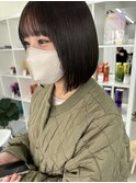 ［ナチュラルボブ/前下がりボブ/切りっぱなしボブ］