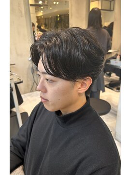 フォト 新宿(foto) 新宿/ニュアンスパーマ/センターパート/メンズパーマ