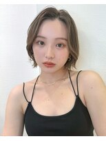 ロンドアベニール 北千住(Lond avenir)&nbsp;ウェーブミディアム似合わせカットメルティカラーボブ/北千住