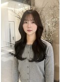 上品な大人韓国ヘア