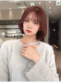 韓国ボブ☆流れる顔周りで丸顔カバーが叶います☆