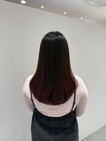 エアー 横浜(AIR)&nbsp;【湯田】ピンクグラデーションロング