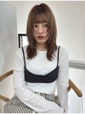 顔まわりレイヤー/レイヤーカット