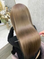 ラビス(Lovis)&nbsp;くびれヘア/ハイライトカラー/アプリコットオレンジ