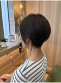 奥行きショート＋ケアカラー