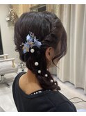 編みおろしアレンジ