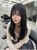レイヤーカット/髪質改善/ミディアム/透明感/ワンカール