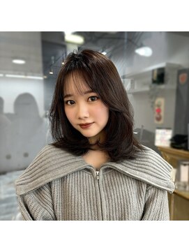 メラク(Merak) 韓国風レイヤーカット【渋谷/表参道/Merak/髪質改善/縮毛矯正】