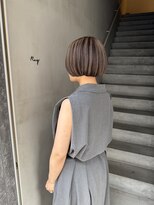 レイキョウト(Ray Kyoto)&nbsp;ミニボブ ショートボブ ボブカット アンブレラカラー グレージュ