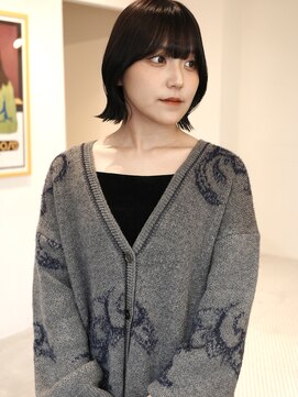 ウィム(wim) " くびれボブ "/レイヤー/顔周り/フェイスラインカット